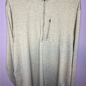 The Southern Shirt Company Men's Beige 1/4 Zip Pull Over Sweater XL